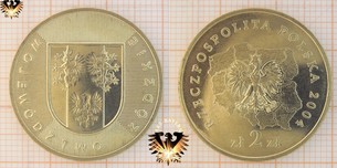 Münze: 2 Złote, Polen, 2004, Wojewodztwo Lodzkie - Woiwodschaft Lodz