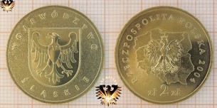 Münze: 2 Złote, Polen, 2004, Wojewodztwo Slaskie / Schlesien