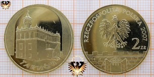 Münze: 2 Złote, Polen, 2007, Tarnow - Tarnau