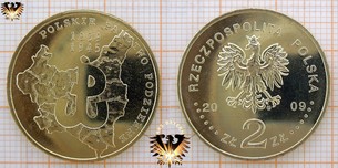Münze: 2 Złote, Polen, 2009, Polskie Panstwo Podziemne 1939-1945 - Der polnische Staat im Untergrund