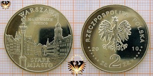 Münze: 2 Złote, Polen, 2010, Warszawa -  Vorschaubild
