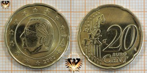20 Euro-Cent, Belgien, 2002,  Vorschaubild