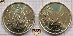 20 Euro-Cent, San Marino, 2005,  Vorschaubild
