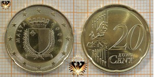 20 Euro-Cent, Malta, 2008,  Vorschaubild