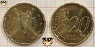 20 Euro-Cent, Irland, 2002,  Vorschaubild