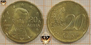20 Euro-Cent, Griechenland, 2002,  Vorschaubild