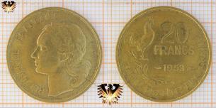 20 Francs, 1953, Frankreich, Umlaufmünze, IV. République  Vorschaubild