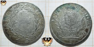 Bayern 20 Kreuzer 1770, MAX.IOS - IN DEO CONSILIUM