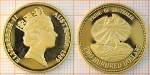200 AUD, 200 Dollars, 1989, Australia Pride of Australia  