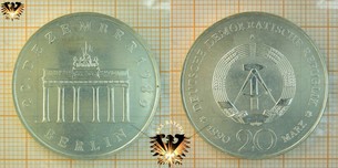 20 Mark, DDR, 1990, 22. Dezember  Vorschaubild