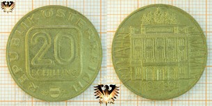 20 Schilling, 1994, nominal, 800 Jahre Münze Wien
