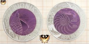 25 Euro, Silber Niob Münze, Österreich, 2012, Motiv: Bionik  