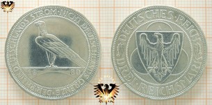 Drei Reichsmark, 3. Reich Münze, 1930 A,  Vorschaubild