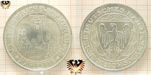 Drei Reichsmark Münze 1931 A, Brand in  Vorschaubild