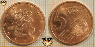 5 Euro-Cent, Finnland, 1999,  Vorschaubild
