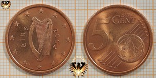 5 Euro-Cent, Irland, 2002,  Vorschaubild