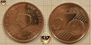 5 Euro-Cent, Niederlande, 1999,  Vorschaubild