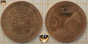 5 Euro-Cent, Österreich, 2002,  Vorschaubild