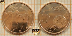 5 Euro-Cent, Zypern, 2008,  Vorschaubild