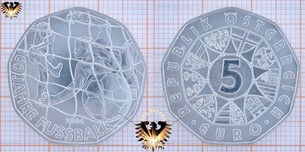 5 Euro, Österreich, 2004, Fussball