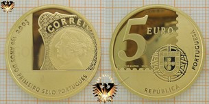 5 Euro, Portugal, 2003, 150 Jahre Portugiesische  Vorschaubild