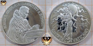 5 Euro, Vatikanstadt, 2007, 40 Weltfriedenstag 2007