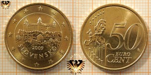 50 Euro-Cent, Slowakei, 2009,  Vorschaubild
