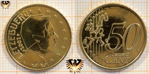 50 Euro-Cent, Luxemburg, 2002,  Vorschaubild