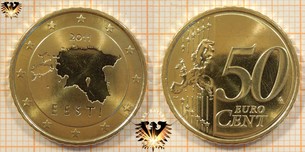 50 Euro-Cent, Estland, 2011,  Vorschaubild
