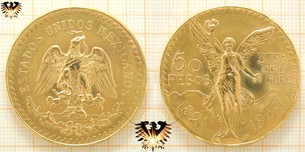 Mexiko Goldmünze 37,5 Gr. 50 Pesos 1947