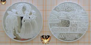 500 Schilling, 1994, Flußregion, Erntedankfest,  Silbermünze, Republik  Vorschaubild