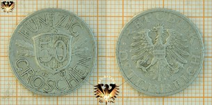 50 Groschen, 1947, nominal, Österreich, 1946 -1955