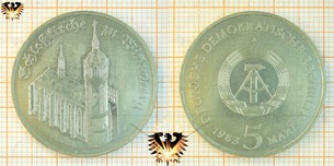 5 Mark, DDR, 1983, Schlosskirche zu  Vorschaubild