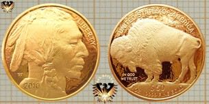 American Buffalo | USA 50$ Goldmünze - Kaufen Verkaufen Preise
