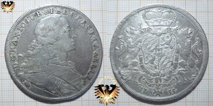 Bayern Thaler 1755, Wappen Taler 1753-1757, Maximilian III