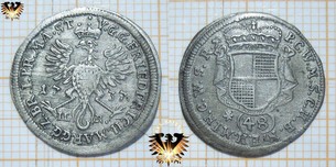 Brandenburg Bayreuth 1737 - Münze zu 1/48  Vorschaubild