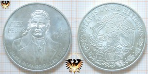 Mexico 1978 Cien Pesos Silbermünze - Ankauf  Vorschaubild
