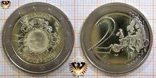 2 Euro, Luxemburg, 2012, nominal, Sammlermünze, 10  Vorschaubild