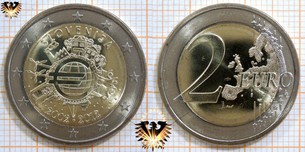 2 Euro, Slowenien, 2012, nominal, Sammlermünzen, 10  Vorschaubild