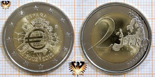 2 Euro, Spanien, 2012, nominal, Sammlermünzen, 10  Vorschaubild