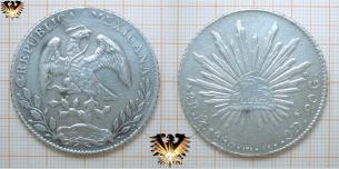 Münze Republica Mexicana 1883, 8 R Reales,  Vorschaubild