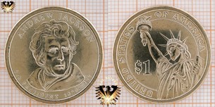 1 Dollar, USA, 2008, D, Andrew Jackson,  Vorschaubild