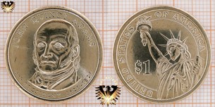 1 Dollar, USA, 2008, D, John Quincy  Vorschaubild