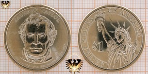 1 Dollar, USA, 2009, D, Zachary Taylor,  Vorschaubild