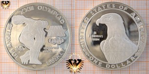 1 Dollar, USA, 1983 S, XIII Olympiad