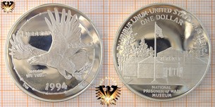 1 Dollar, USA, 1994, National Prisoner of  Vorschaubild