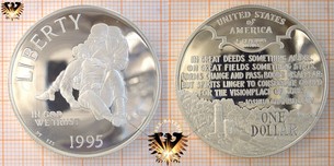 1 Dollar, USA, 1995, Civil War Dollar,  Vorschaubild