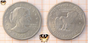 1 Dollar, USA, 1979, Susan B. Anthony  Vorschaubild