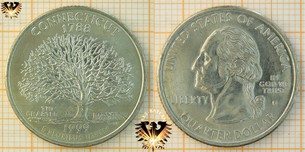 Quarter Dollar, USA, 1999, D, Connecticut  Vorschaubild