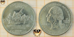 Quarter Dollar, USA, 1999, D, New Jersey  Vorschaubild